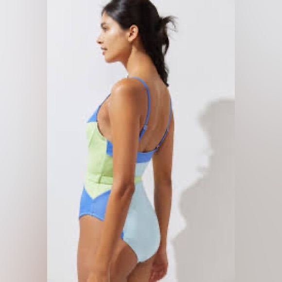 Solid and Striped, Spencer, color-blocked one piece. Medium NWT. - Picture 10 of 10